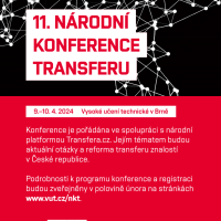 11. Národní konferenece Transferu VUT Brno 2024 obrázek